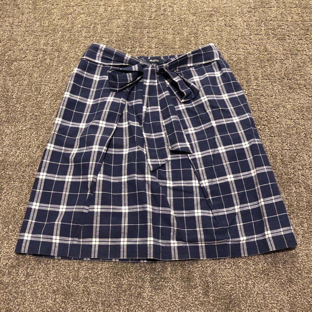 Madewell Plaid Skirt
